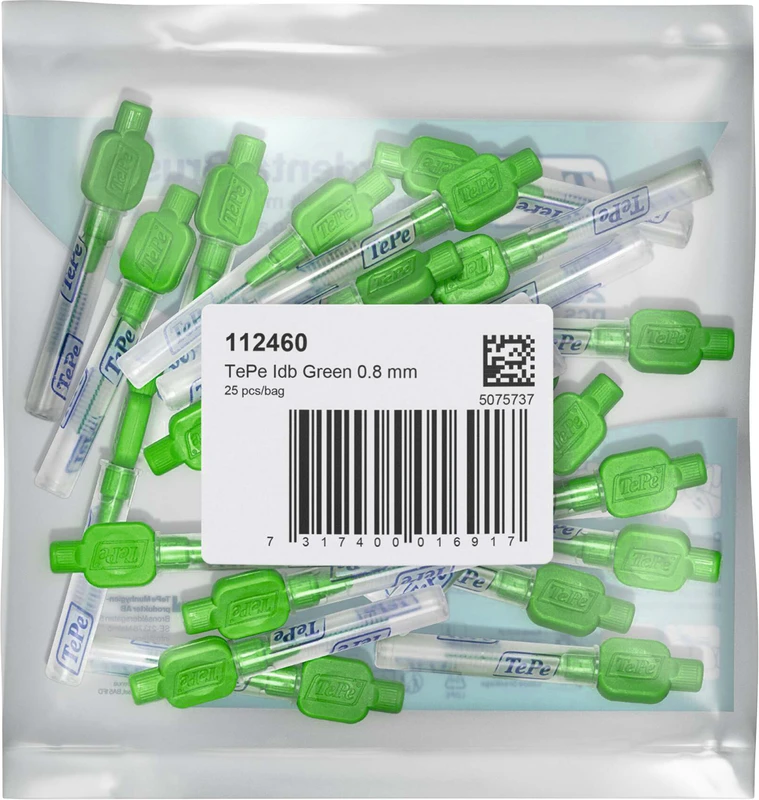 TePe® Interdentalbürsten Original Packung 25 Stück grün, Ø 0,8 mm