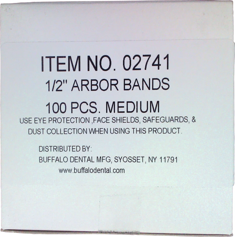 Arbor Bands Buffalo Packung 100 Stück Größe 1/2, mittel
