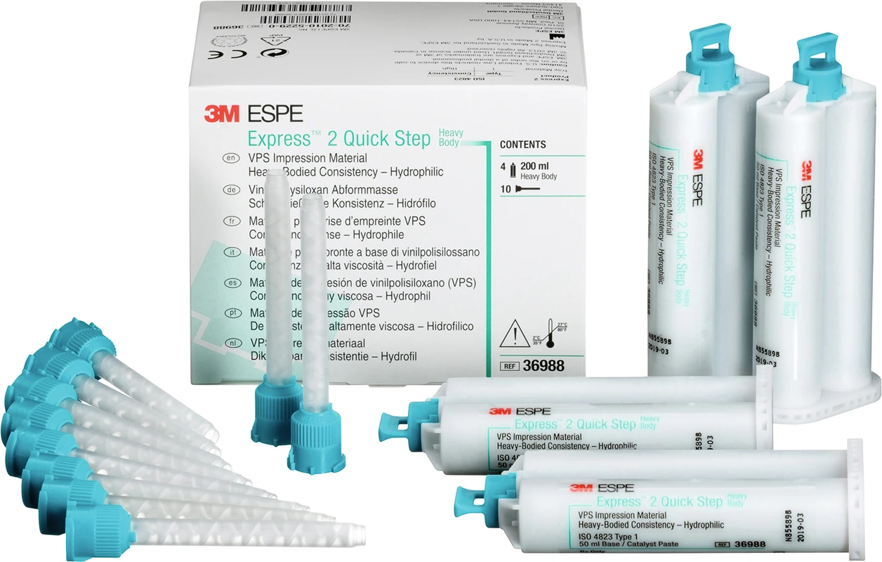 Express™ 2 Refill Packung 4 x 50 ml Doppelkartusche Heavy Body Quick, Zubehör