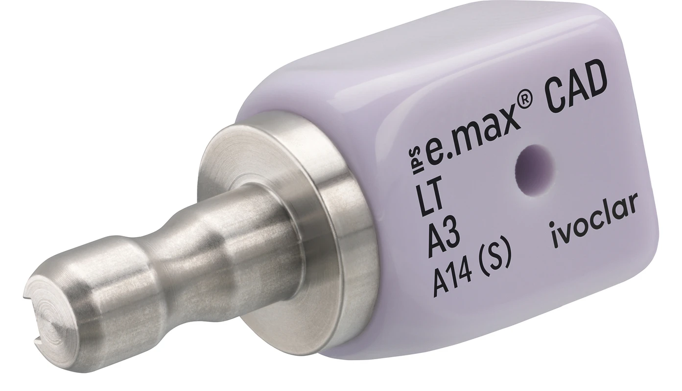 IPS e.max CAD for CEREC/inLab Packung 5 Stück Gr. A14 S, A3 LT