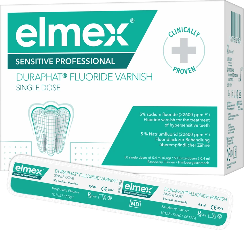 elmex® SENSITIVE PROFESSIONAL Duraphat Packung 50 x 0,4 ml Single Dose