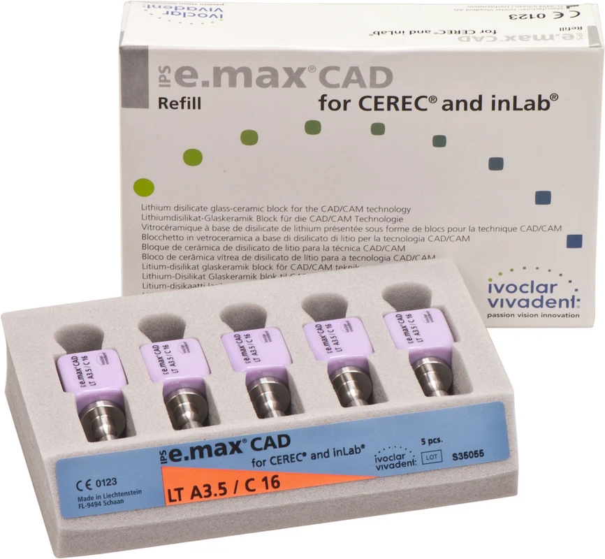 IPS e.max CAD Monolithic Solution for CEREC/inLab Ivoclar Vivadent