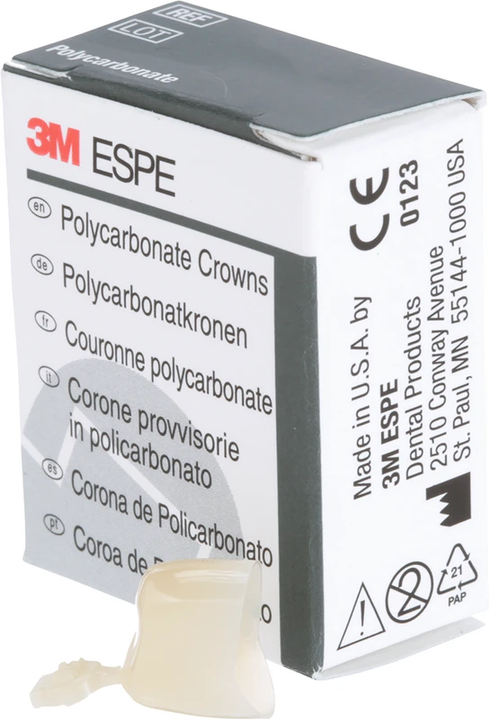 Polycarbonat-Kronen Packung 5 Stück Nr. 50