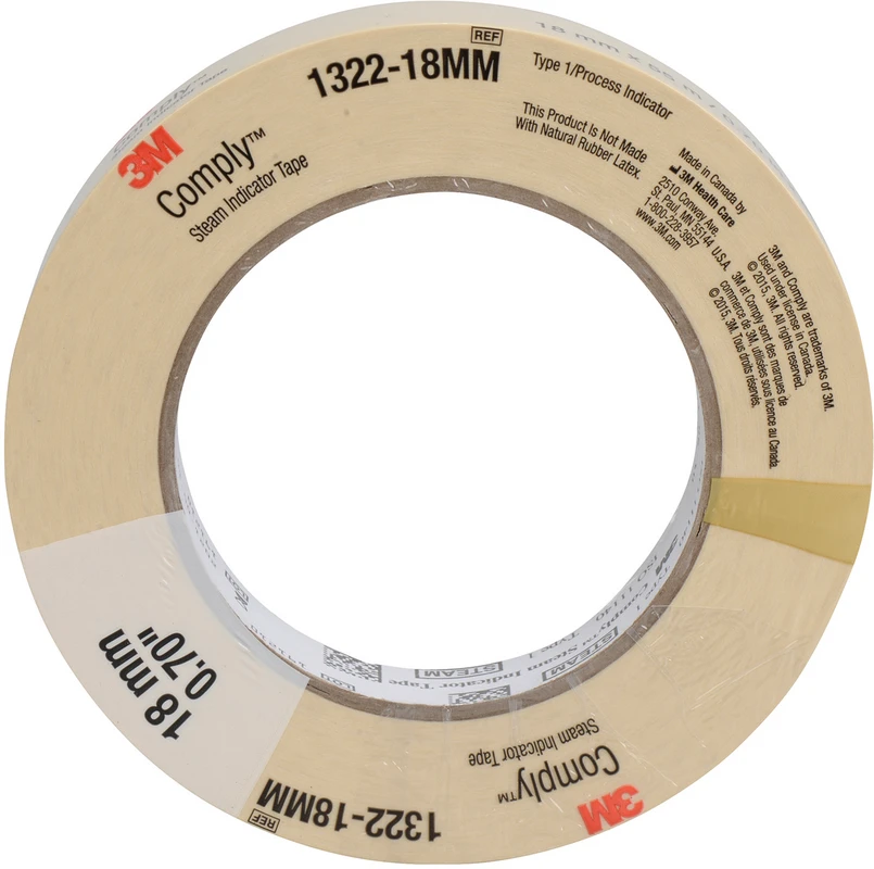 Comply™ Dampf-Indikatorband Rolle 18 mm x 55 m
