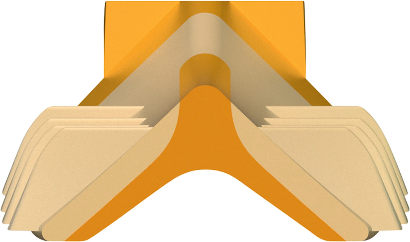 Strata-G™ Teilmatrizen-Keile Nachfüllpackung 100 Stück mittel, orange