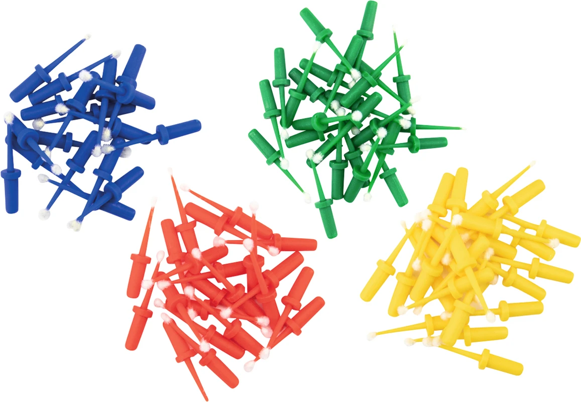 Applikationstips Packung 2 Halter weiß, 1 Spatel