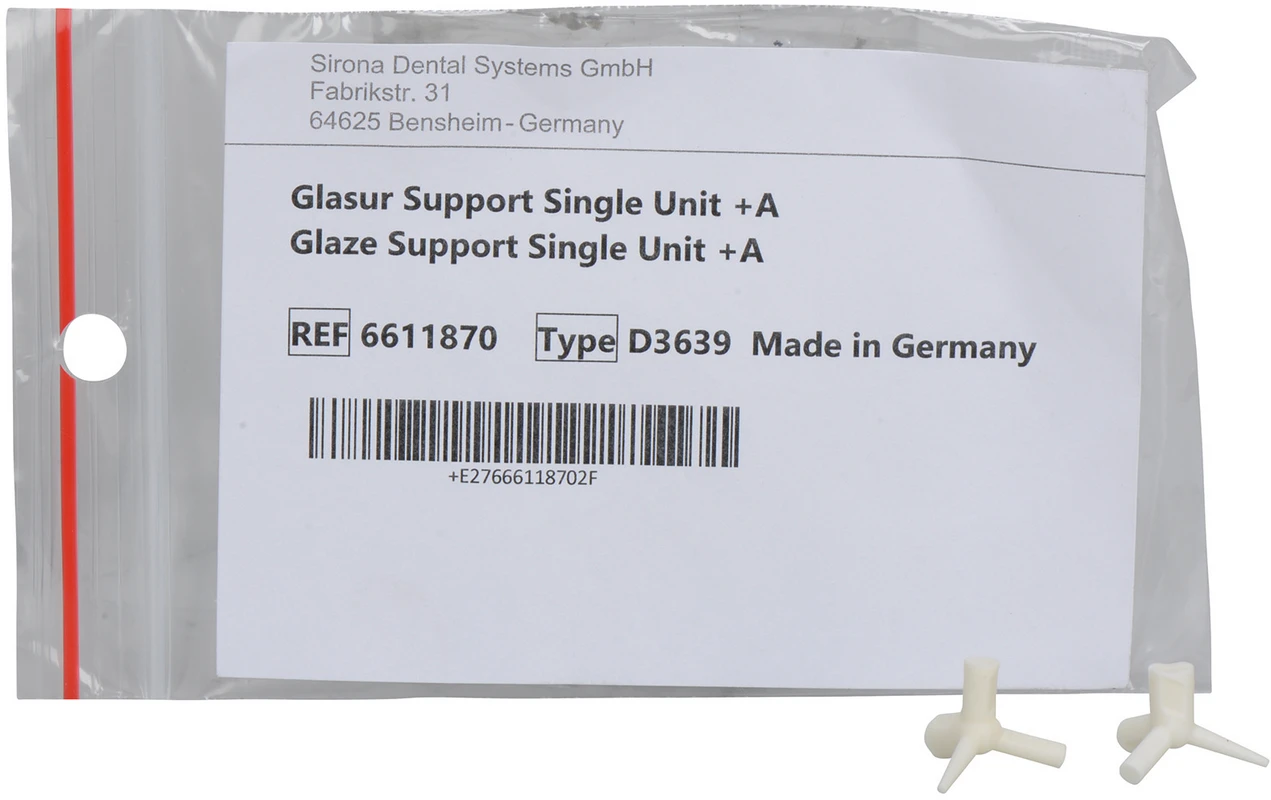 Glasur Support Single Unit +A Packung  2 Stück