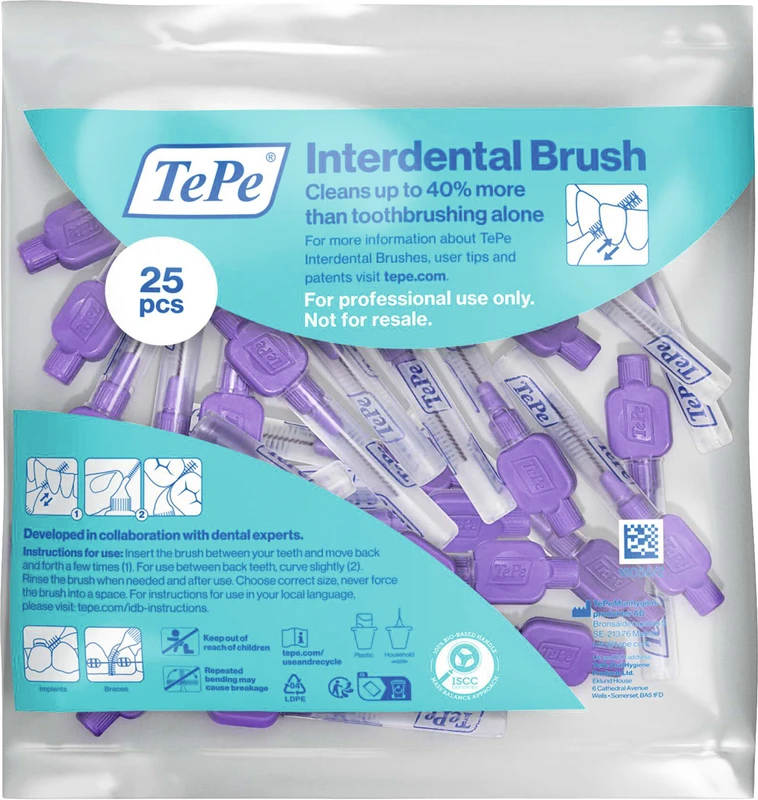 TePe® Interdentalbürsten Original Packung 25 Stück lila, Ø 1,1 mm