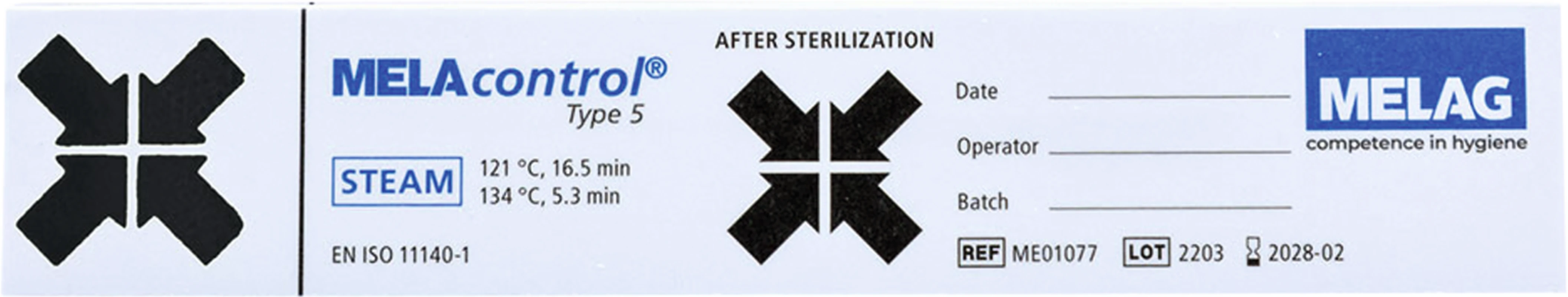 MELAcontrol Type 5 Packung 250 Stück