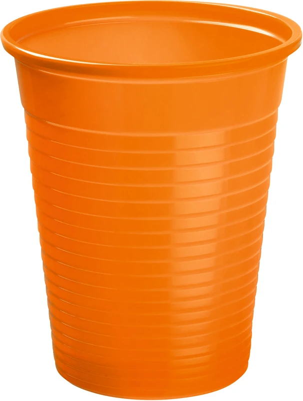 Mundspülbecher Karton 30 x 100 Stück orange
