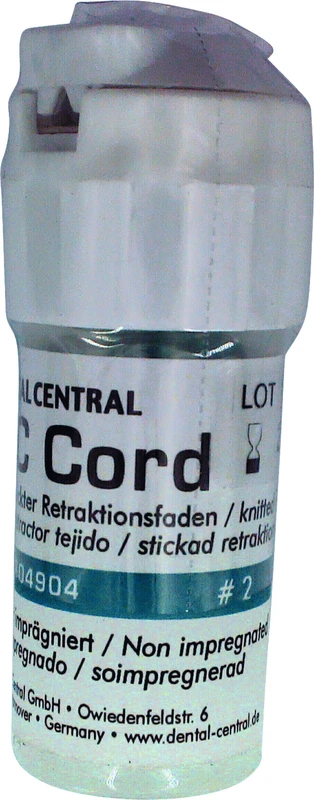 DC Cord Dose 275 cm Faden Gr. 2, grün-weiß