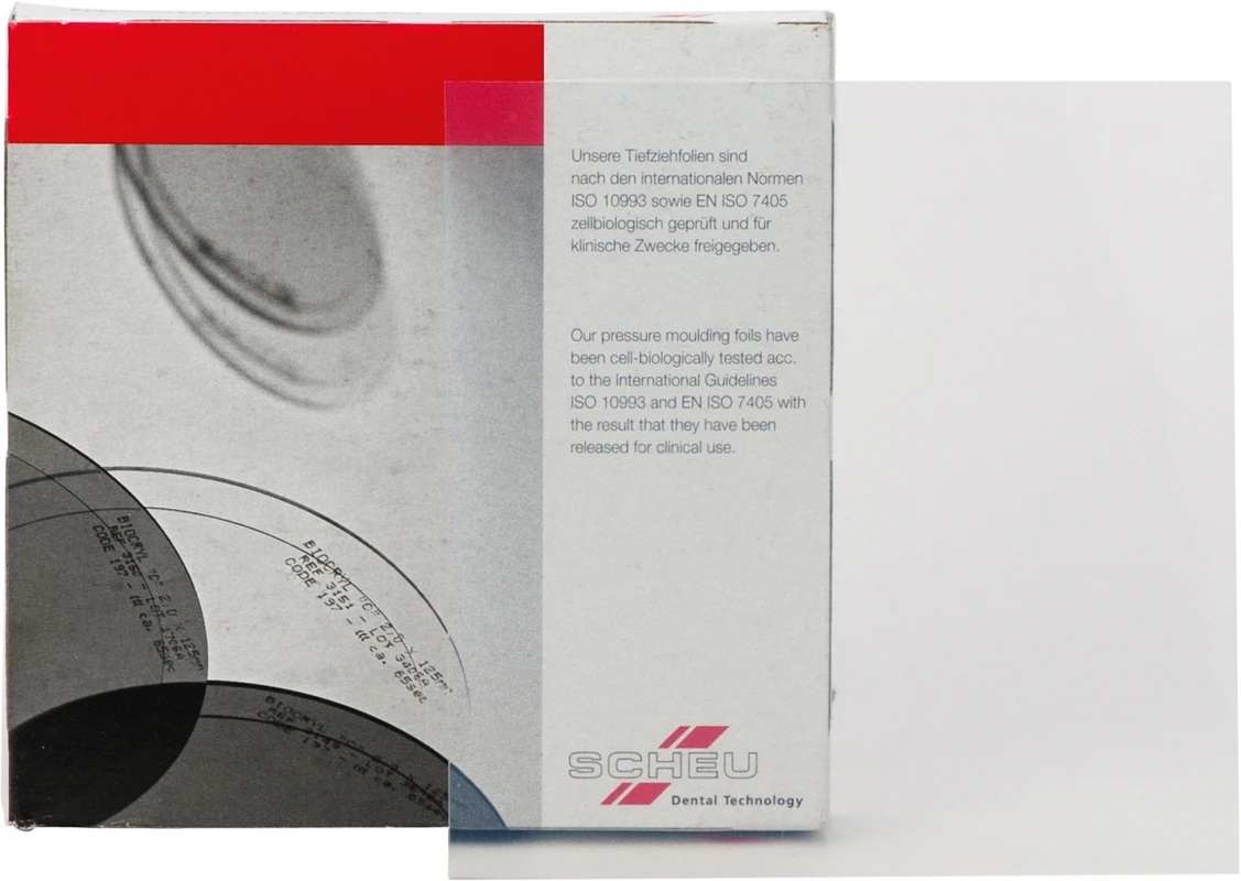 COPYPLAST® Packung 10 Stück eckig, Ø 125 mm, Stärke 0,5 mm