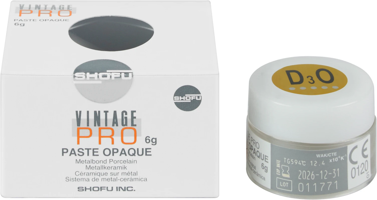 VINTAGE PRO Dose 6 g Paste opaque D3O