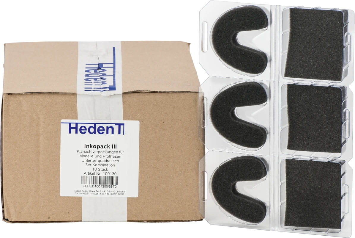Inkopack Inkopack III 10 Klarsichtverpackungen 3er Kombi
