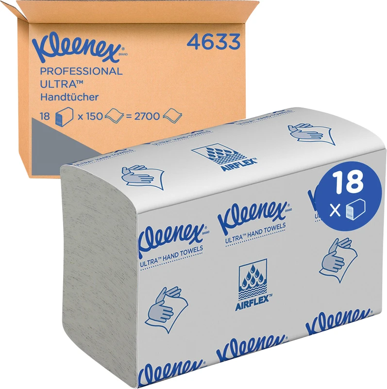 Kleenex® Ultra Handtücher Karton 18 x 150 Stück (B x L) 24,1 x 19,1 cm