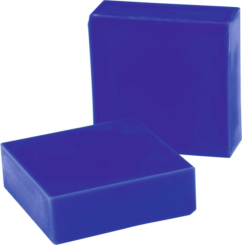 Fräswachs Packung 10 x 53 g Blöcke blau
