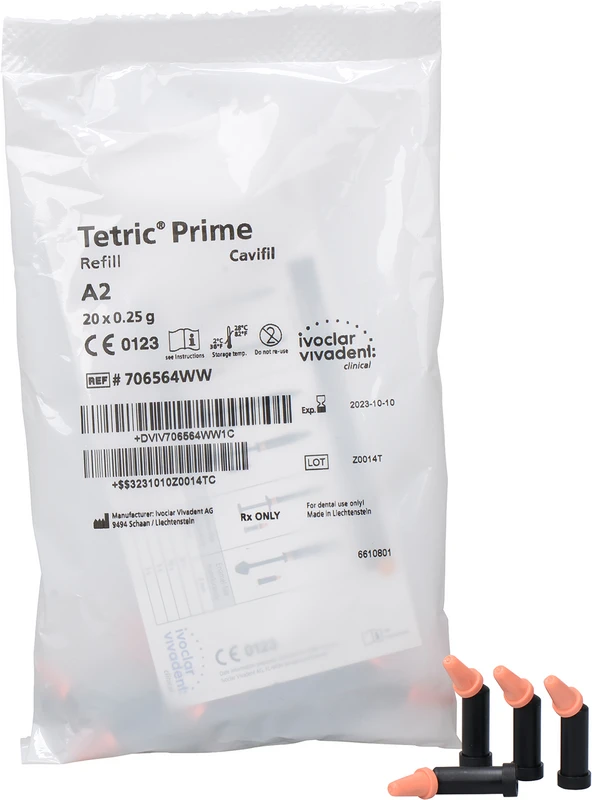 Tetric Prime Packung 20 x 0,25 g Cavifil A2
