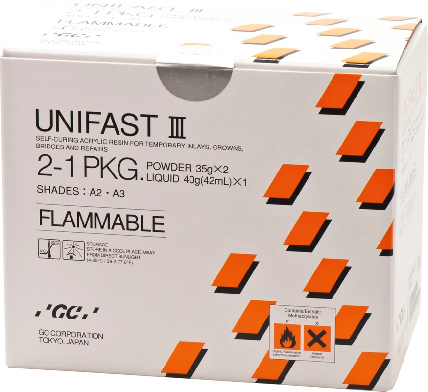 GC UNIFAST III Intro Packung 35 g Pulver A2-A3, Zubehör GC UNIFAST III GC