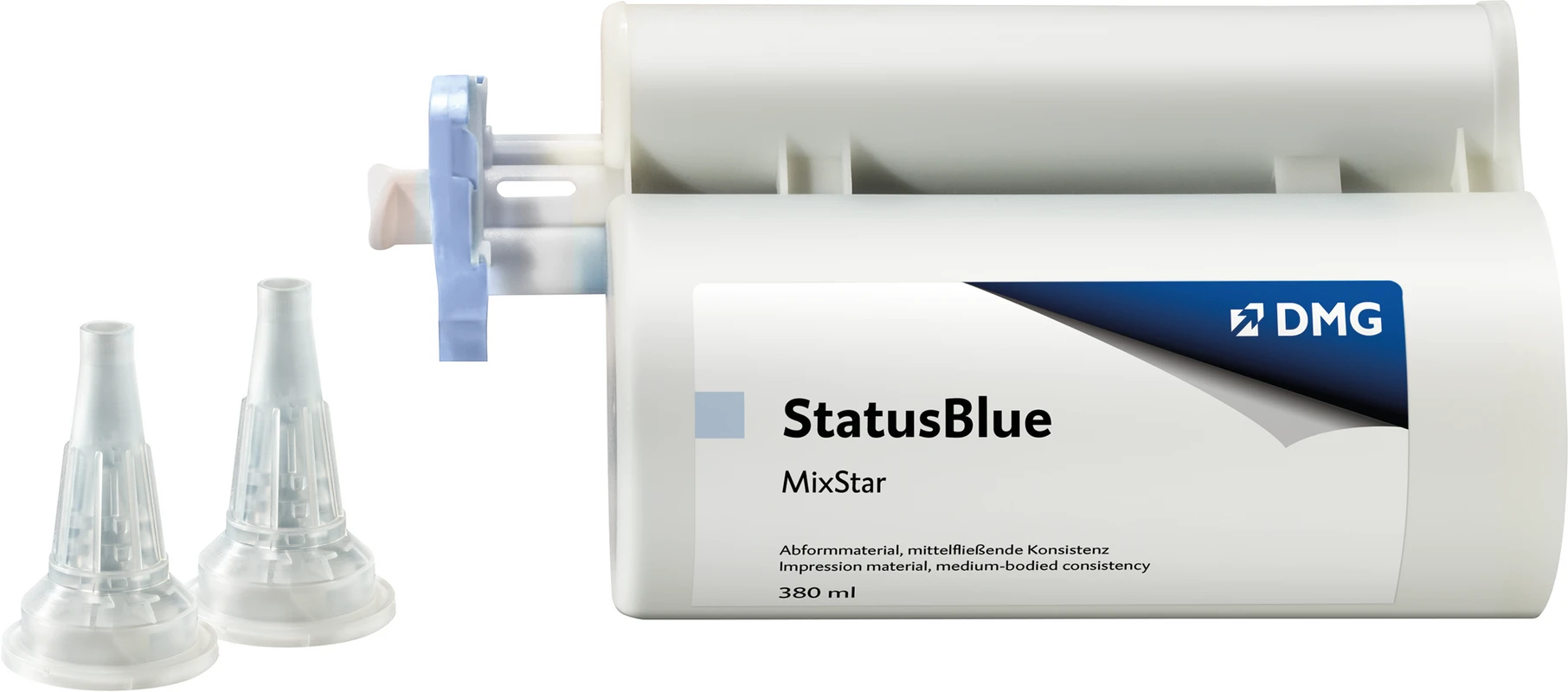 StatusBlue Mixstar Vorteilspackung 5 x 380 ml Doppelkartusche, 50 Mixstar-Tips