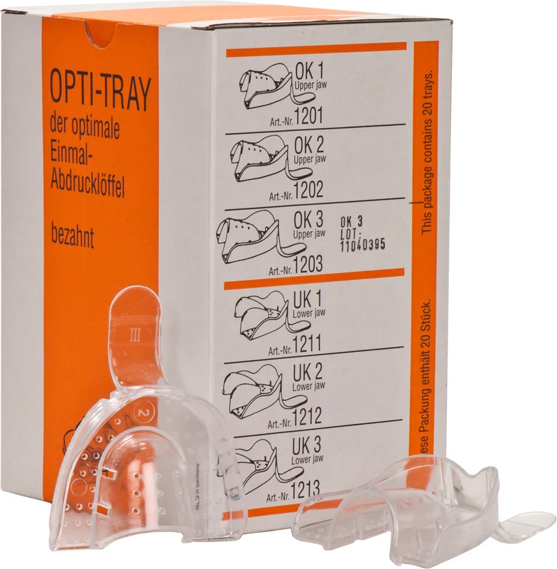 OPTI-TRAY Packung 20 Stück OK, Gr. 3