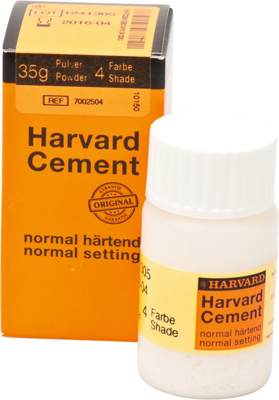 Harvard Cement normal härtend Pulver Packung 35 g Pulver 4 - hellgelb