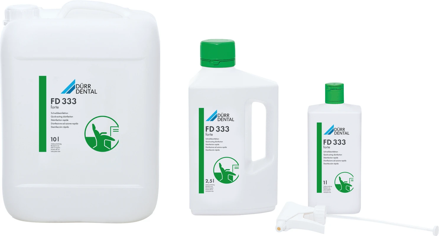 FD 333 forte Schnelldesinfektion Kanister 10 Liter FD 333 forte Dürr Dental