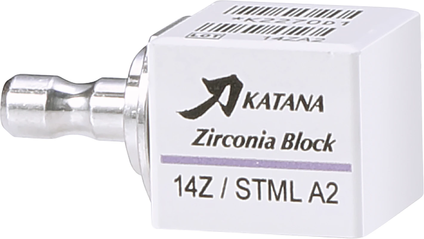 KATANA™ Zirconia Block Packung 5 Stück Größe 14Z, A2