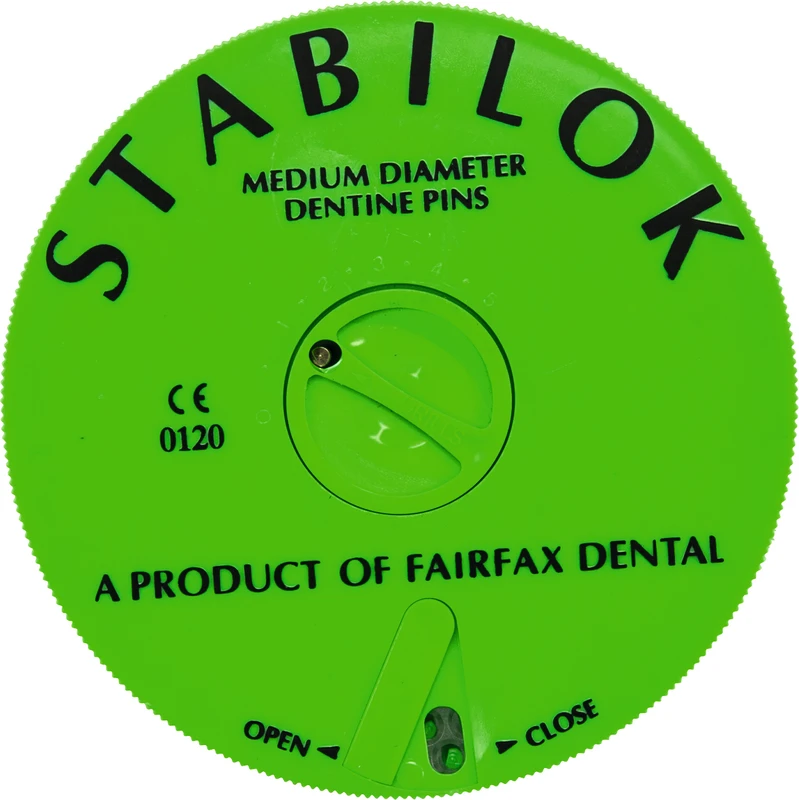STABILOK Jumbopackung 5 Vorbohrer, 100 Pins normal, Edelstahl, grün