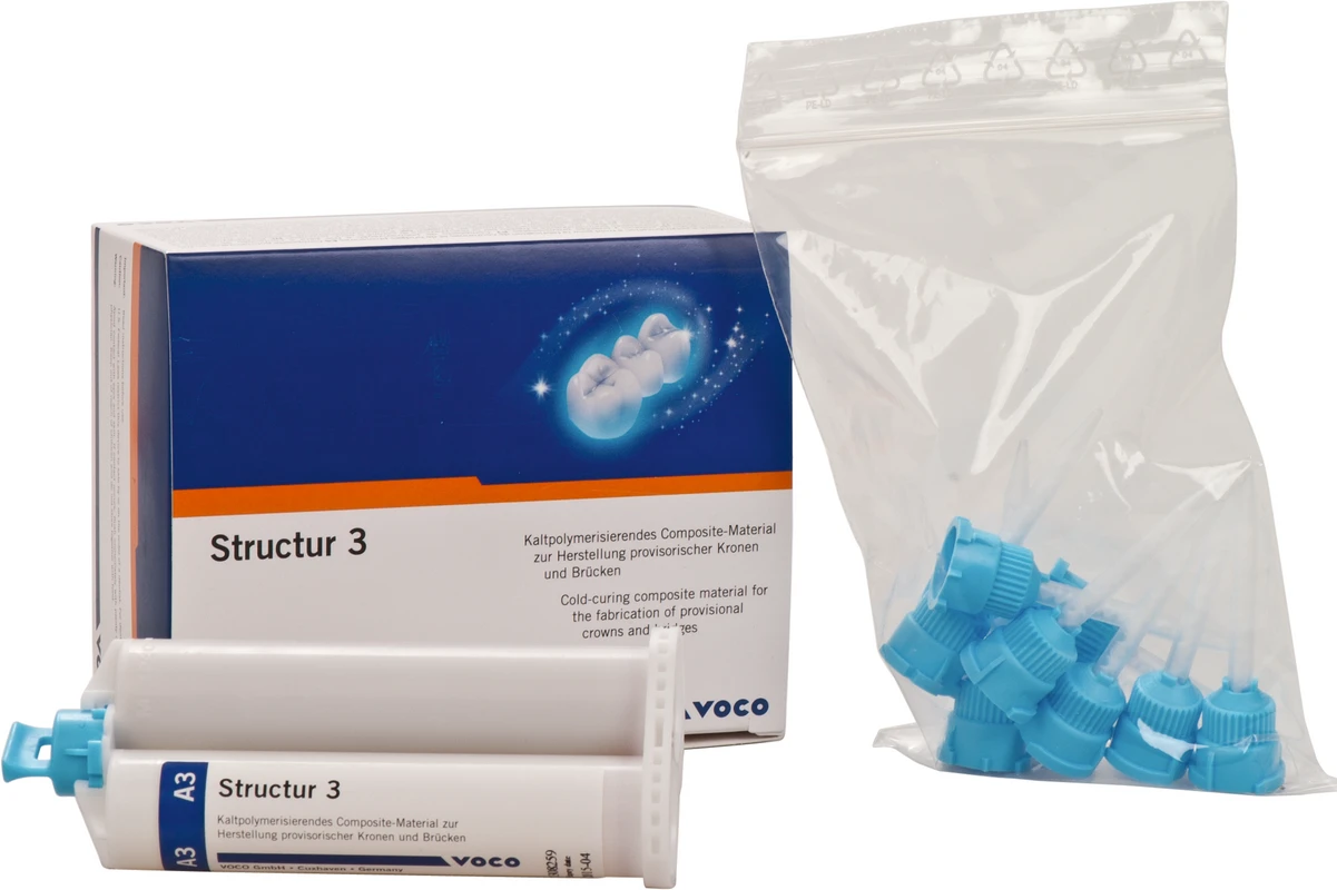 Structur 3 Packung 50 ml Doppelkartusche A3, Mischkanülen Typ 6