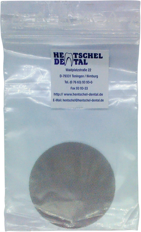 HD Gold Filter Netzeinlage Stück aus Edelstahl