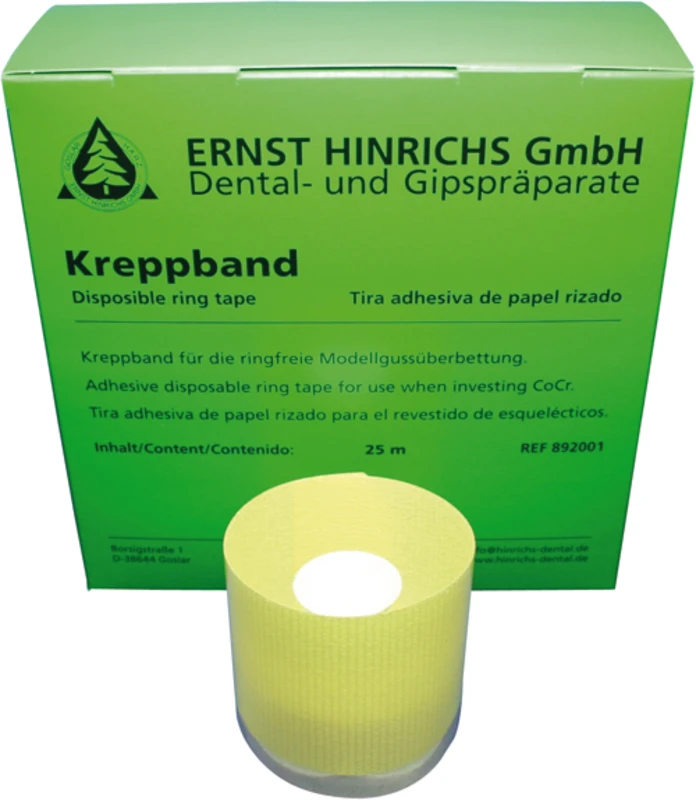 Kreppband Rolle 25 m Kreppband ERNST HINRICHS