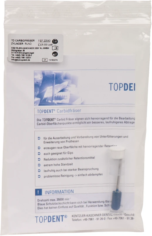 TOPDENT Carbid PIRANHA Kentzler-Kaschner