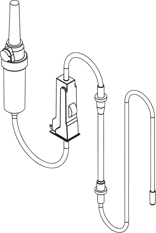 Einweg-Sprayschlauchset Packung 6 Stück 2,2 m für Motor mit 1,8 m Kabel