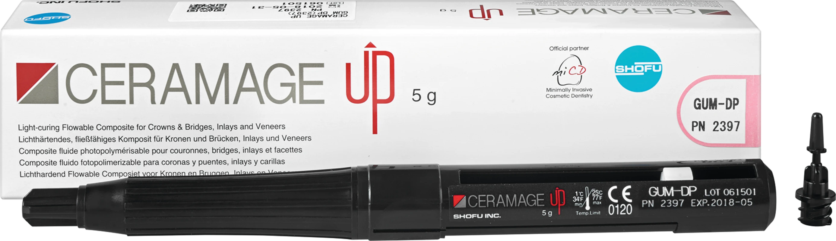 CERAMAGE UP Spritze 5 g Komposit gum DP CERAMAGE UP SHOFU