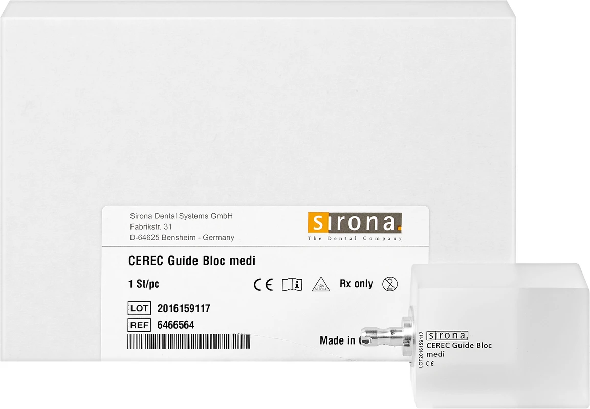 CEREC® Guide Blocs Stück Block medi (L x B x H) 55 mm x 40 mm x 22 mm