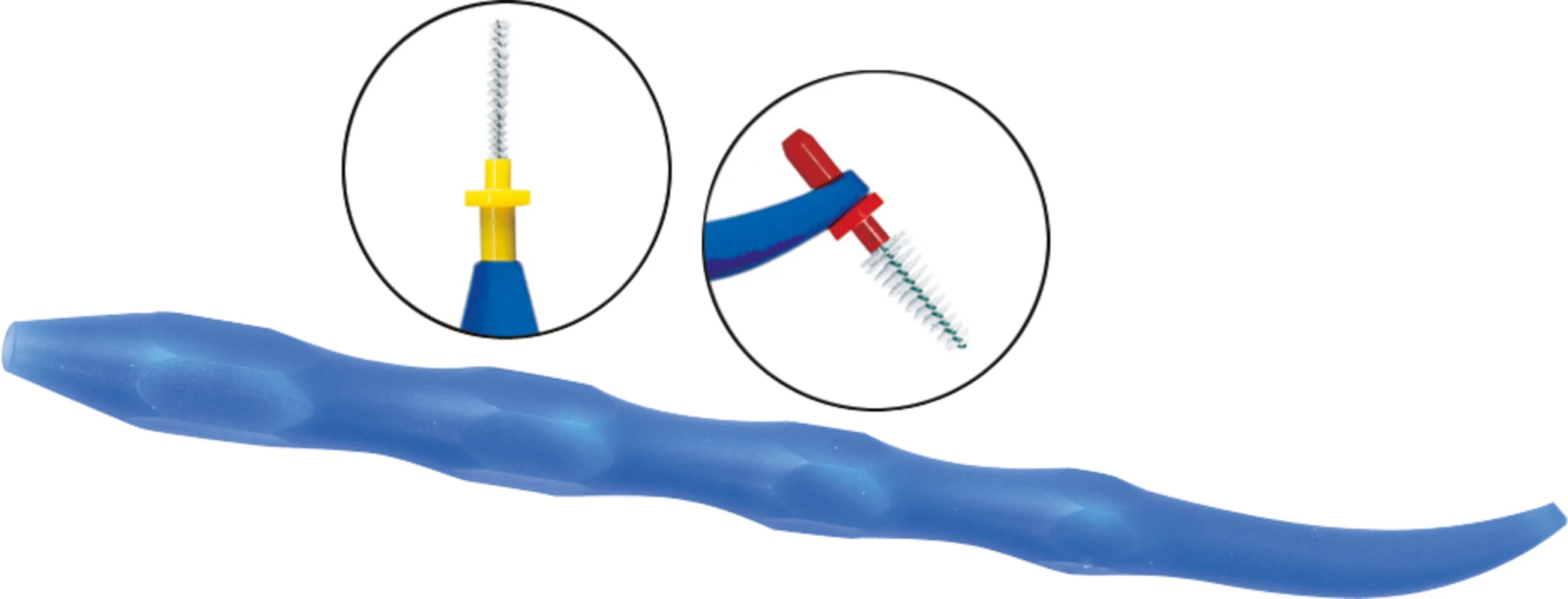 Halter für Interdentalbürsten Stück blau