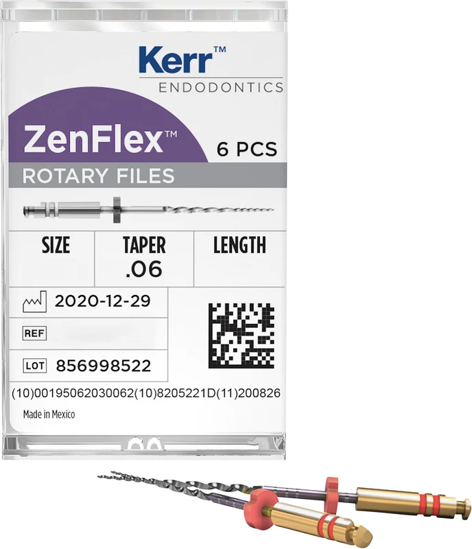 ZenFlex™ Packung 6 Stück 25 mm, Taper.04 ISO 020