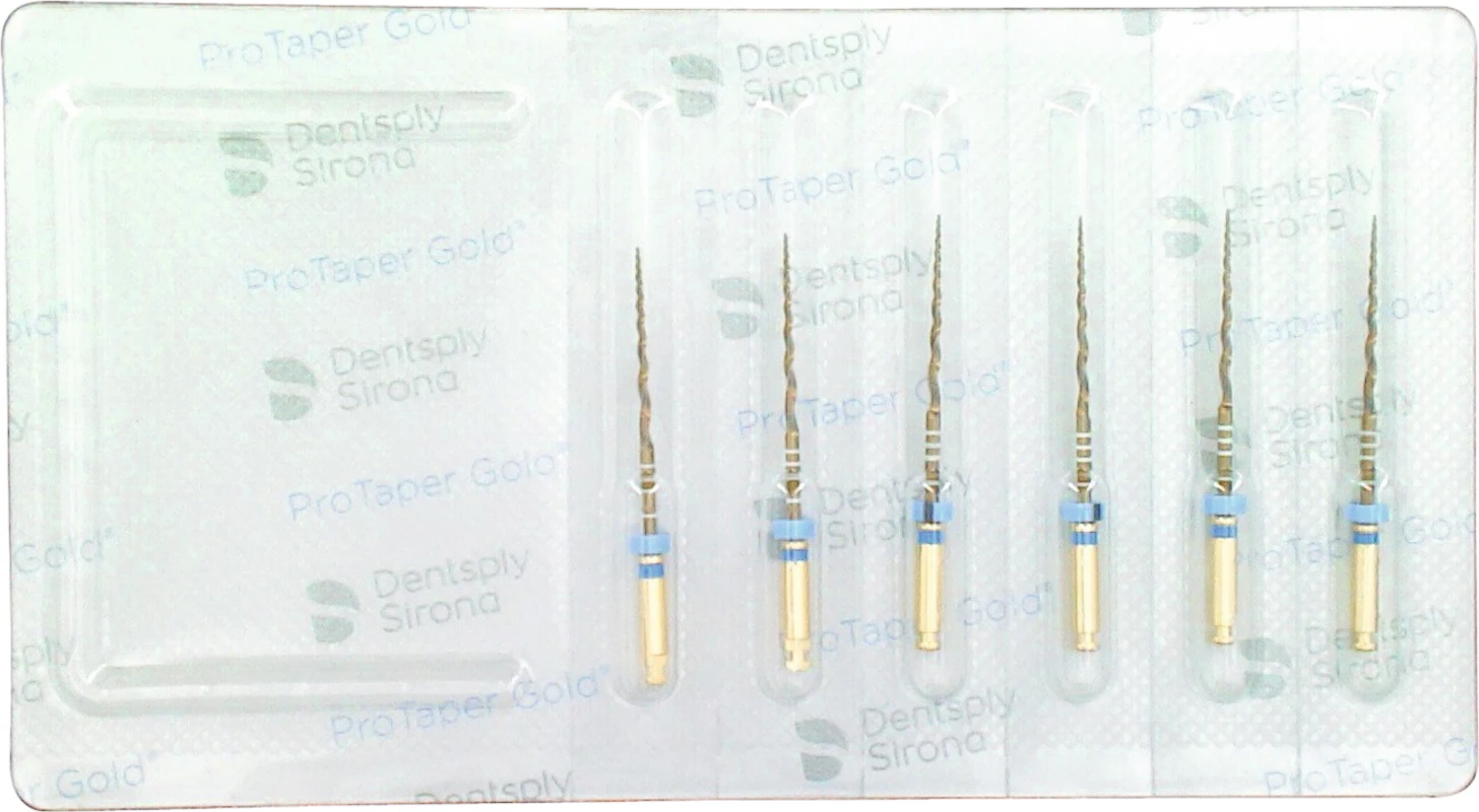 ProTaper Gold® Packung 6 Stück 25 mm, Gr. F3