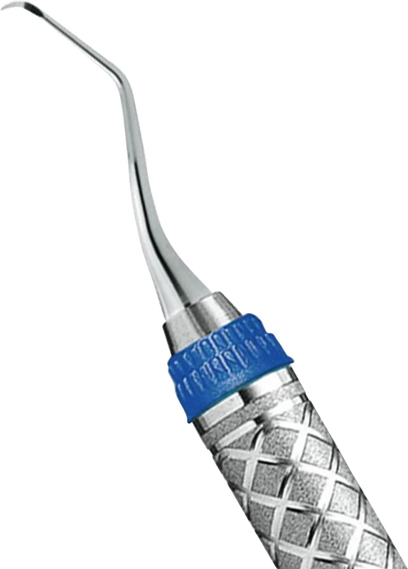 Küretten Gracey Mikro Mini Five EverEdge™ 2.0 Stück Figur 13/14, distal, Griff #9, blau