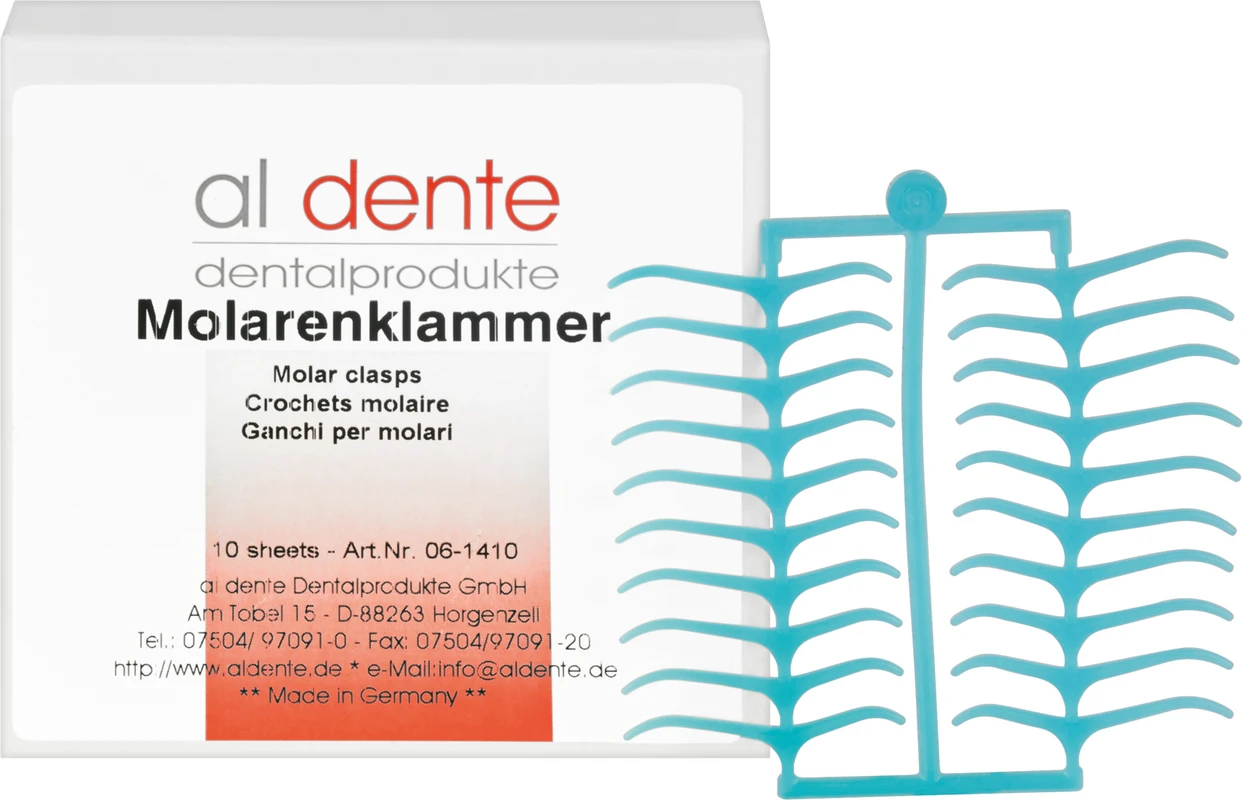 Molarenklammer Packung 10 x 20 Stück