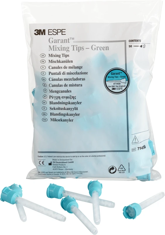 Garant™ Mischkanülen grün Packung 50 Stück grün
