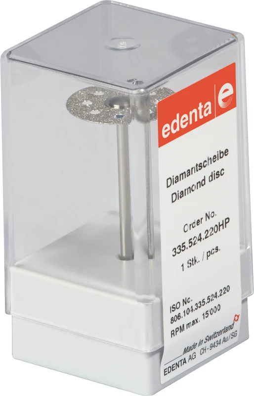Diamantscheibe 335 Stück perforiert, blau standard, HP, Figur 335, 0,3 mm, ISO 220