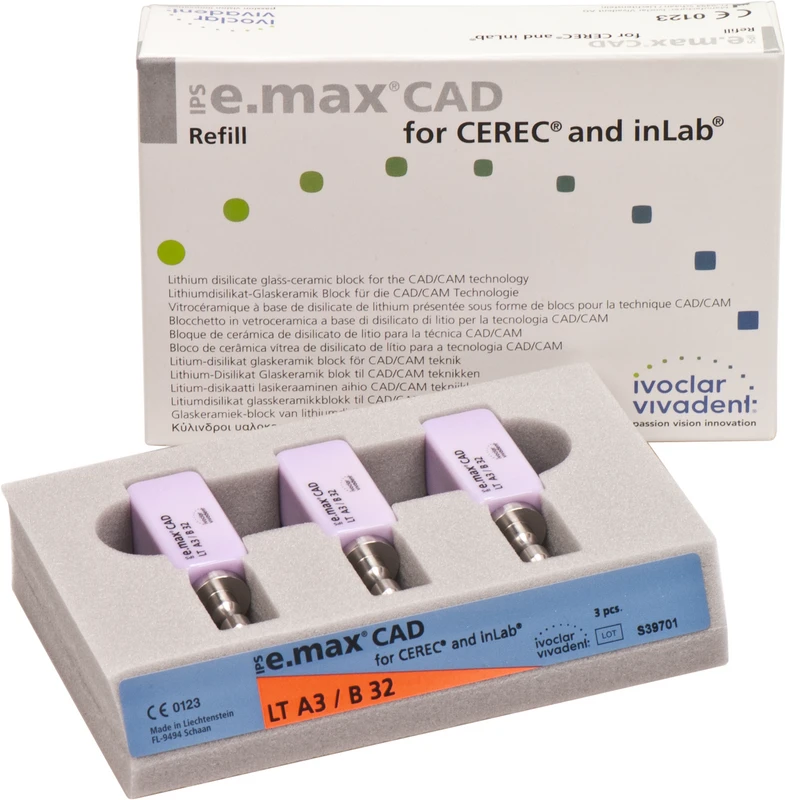 IPS e.max CAD Monolithic Solution for CEREC/inLab Ivoclar Vivadent