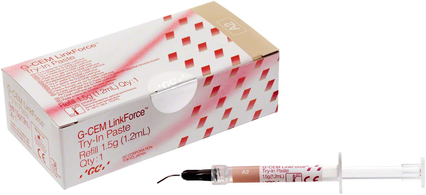 GC G-CEM LinkForce™ Spritze 1,5 g Try-In-Paste A2 GC G-CEM LinkForce™ GC