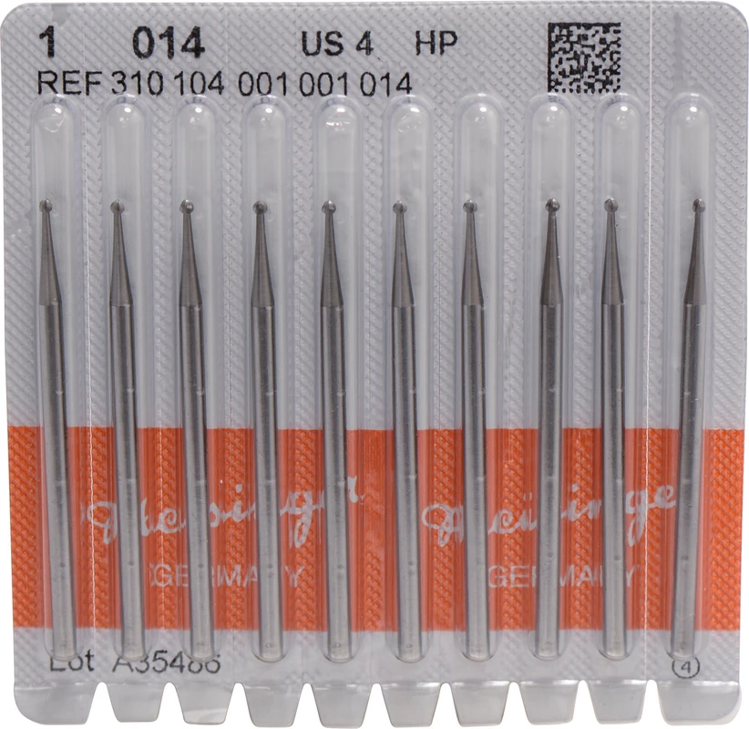 Stahlbohrer 1 Packung 10 Stück HP, Figur 001, ISO 014