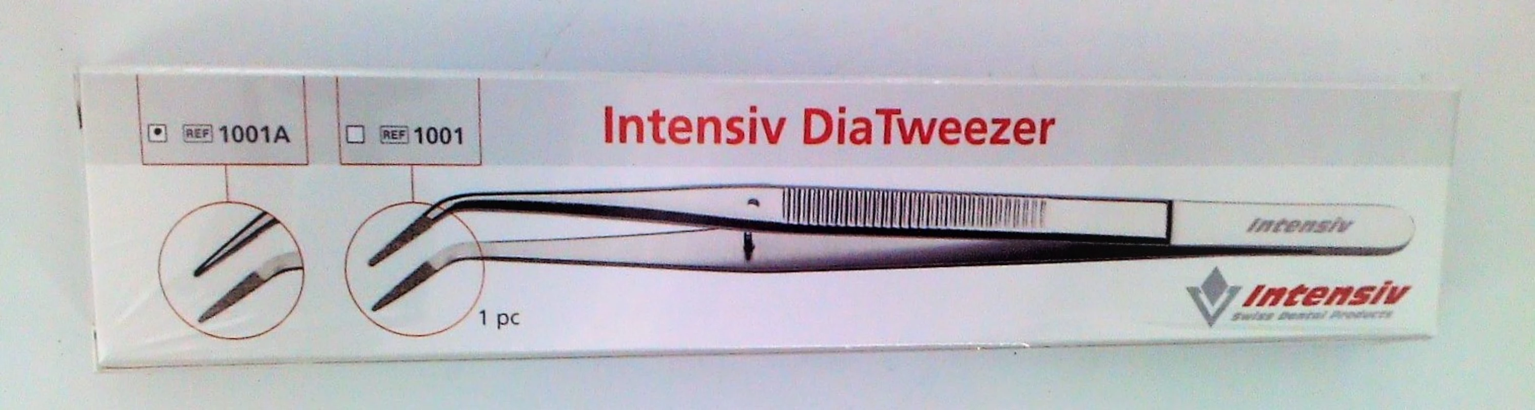 DiaTweezer Pinzetten nach College Stück nur innen diamantiert, glänzend