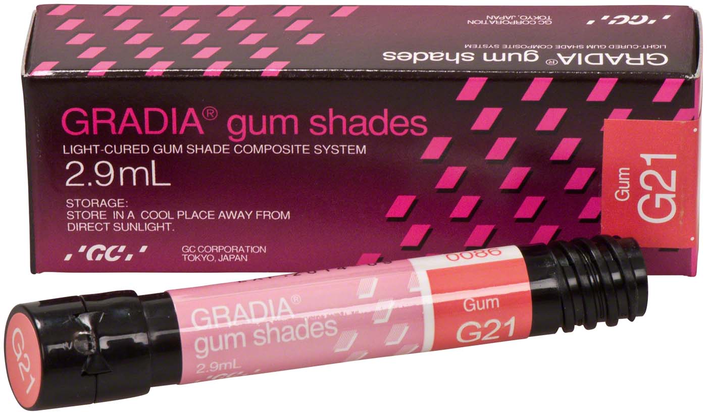 GC GRADIA® gum shades GC