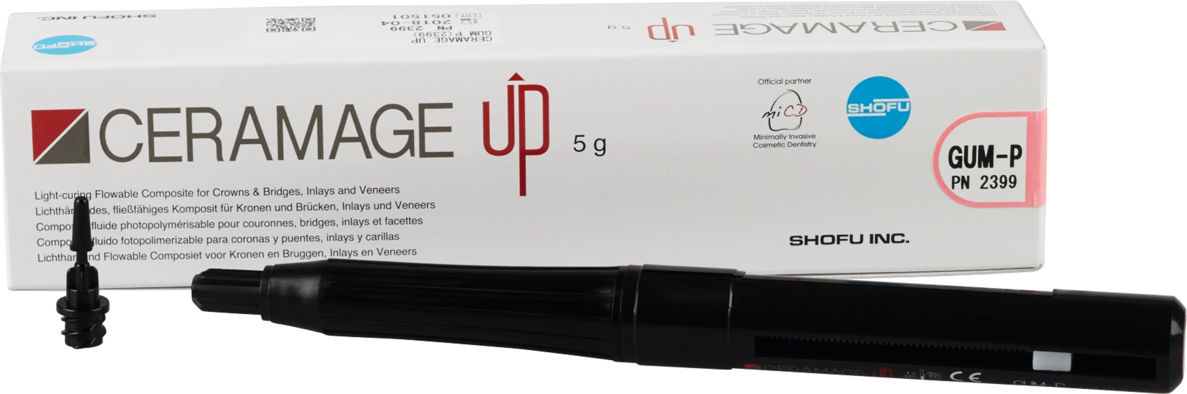 CERAMAGE UP Spritze 5 g Komposit gum P CERAMAGE UP SHOFU