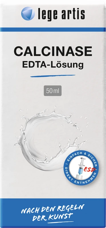 CALCINASE EDTA-Lösung Flasche 50 ml Lösung mit ESD-Entnahmesystem