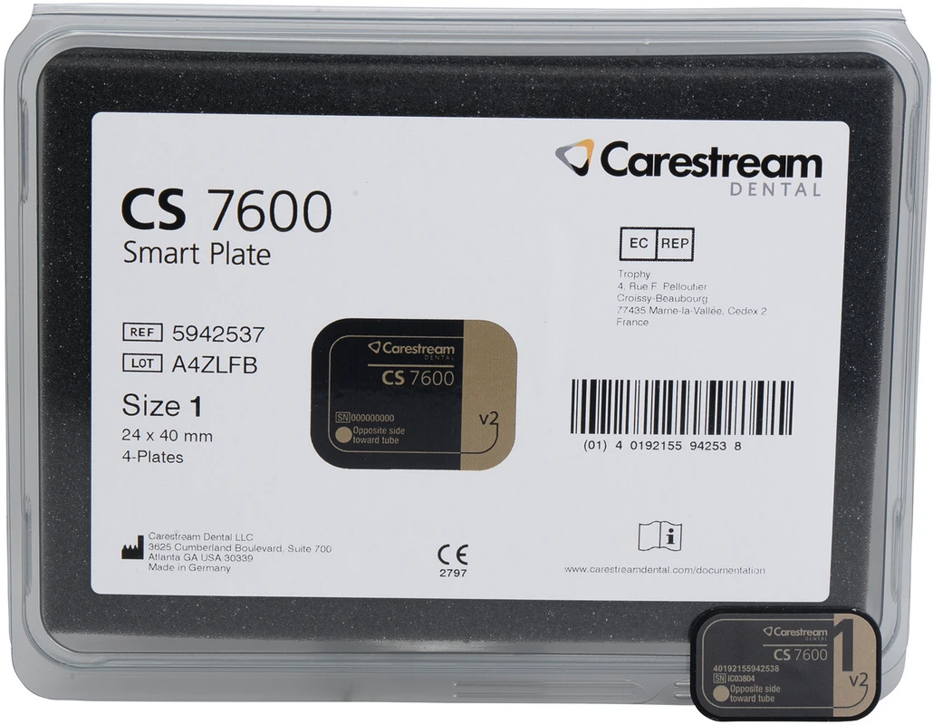 Speicherfolien für CS 7200 Neo/CS 7600 Packung 4 Stück Größe 1 für CS 7200 Neo und CS 7600